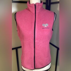 Port Authority fleece vest with pockets. Size S